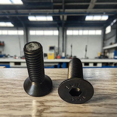 Anforderung des Kunden Legierstahl Volldraht Flat Countersunk Kopf Hex Steckdose Kappe Schraube