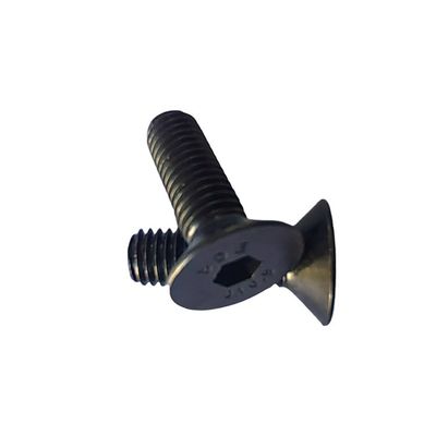 Flat Countersunk Head Hex Cap Screw Alloy Steel Vollschwarzgeschirr für Industriezwecke