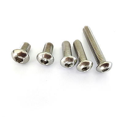 100% QC getestet Edelstahl Hexagon Steckdose Knopfkopfbolzen ISO7380 M3 M4 M5 M6 M8 M10