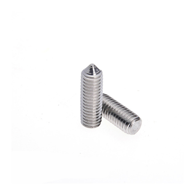 Benutzerdefinierte Hexagon Socket Allen Antrieb Grub Set Schrauben Schlichtes Finish A-Level Festigkeitsgrad