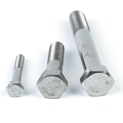 angepasst DIN931 Edelstahl 5.8 M6 * 25mm Hexbolz mit verzinkter Oberfläche