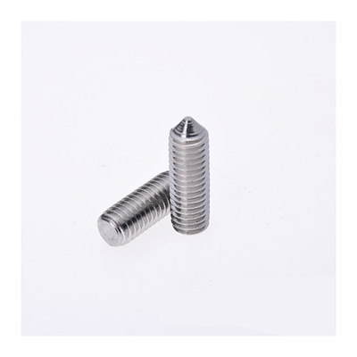 Pan Head Hexagon Socket Set Schrauben mit Kegelpunkt aus SS304 SS316 Edelstahl