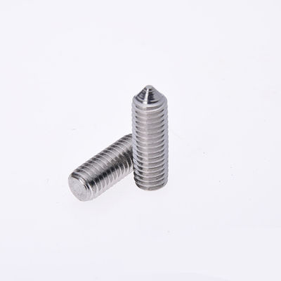 Edelstahl M10 Hex-Socket Set Schraube mit Kegelpunkt und INCH-Messsystem