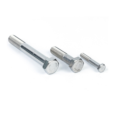 Stock Thread Hex Bolt aus Edelstahl DIN Standard mit einfacher Oberfläche