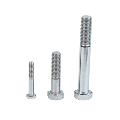 OEM Hexkopfschrauben für Zink Din931 Kohlenstoffstahlmaschinenteile