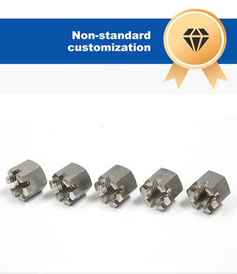 Anbindung mit DIN935 Typ A Flansche aus Edelstahl M30 Hex Schlossmutter