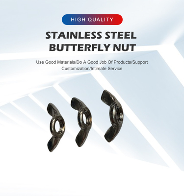 304 Edelstahl Schafshorn-Nuss Handdrehte Schmetterlings-Nuss für kundenspezifische Produkte