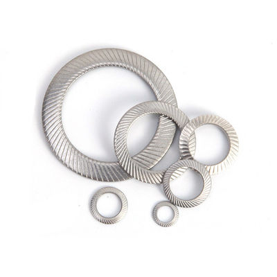 Einfache Veredelung aus DIN Edelstahl 304 Keilverschlusswaschmaschine M4 M5 M6 M8 M10 M12 M16