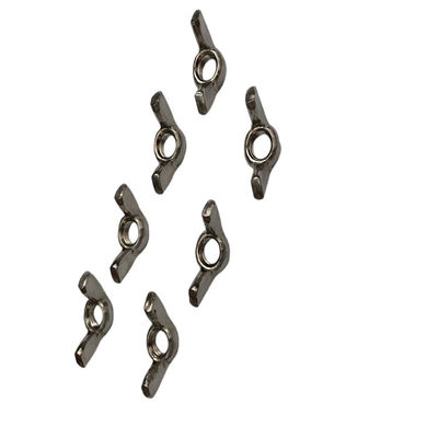 Anschließung 304 Edelstahl Schaf Horn Nuss Hand verdrehte Schmetterlingsnuss Anpassung