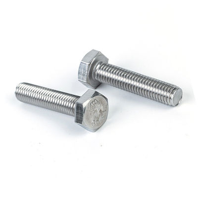304 Edelstahl Hexagon-Kopfschrauben Din933 Vollgelenkte Befestigungsmittel GB-Standard