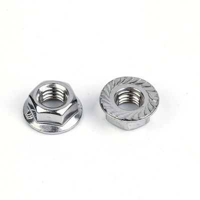 Imperial Measurement System SS304 Hex Flanschmutter mit Flansch und Zinkbeschichtung