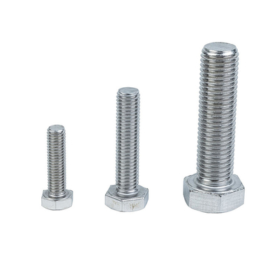 Full Thread Hex Head Bolts in GB Standard Edelstahl für individuelle Anwendungen