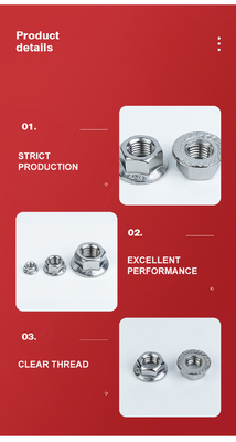 Edelstahl Hexagon Flange Nut und Imperial Measurement System von Cup Nut's