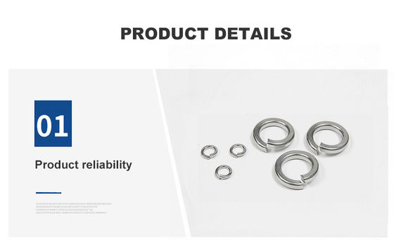 Metrische Federhelical Split Ring Lock Wascher Federwascher DIN Standard Plain Finish