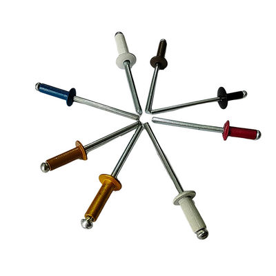 Stahldurchmesser 3,2-4,8/5mm Antivibrationsfarbige Runde Kopf-Pop-Niven für Ozeanische