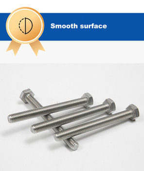 DIN933 931 Edelstahl 304 316 Hexagonalkopf Volldraht Hexbolz Standard DIN