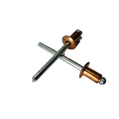 Korrosionsbeständige Messing-Open-End-Pop-Rivets für mehrere Anwendungen Länge 3-35mm