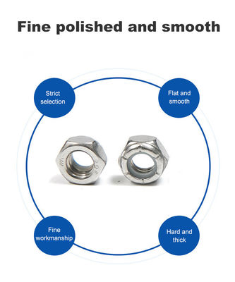 100% kontrollierte Hexagon-Nylon-Sperrenmutter für das UNC-Messsystem gegen Lockerung