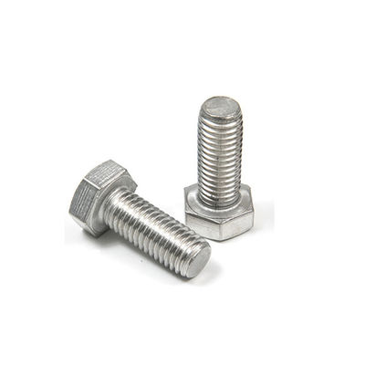 M3 M4 M6 M8 304 Edelstahl Außenhexagonal Schraube mit einfacher Veredelung