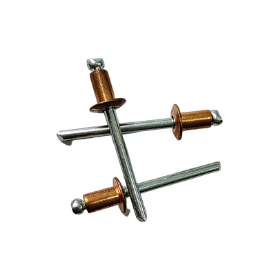 Hohe Festigkeit Messing Rundkopf Offene End Pop Rivets für Industrie und Automotive Langlebig