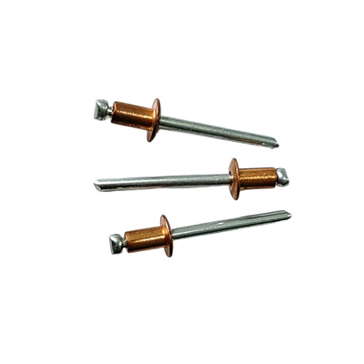 Hohe Festigkeit Messing Rundkopf Offene End Pop Rivets für Industrie und Automotive Langlebig