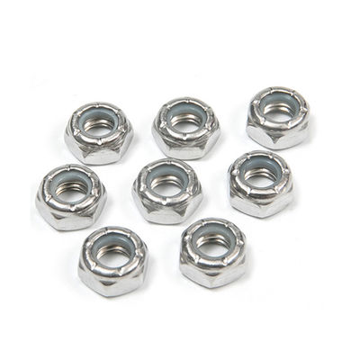 100% kontrollierte Nylonverschlussmutter aus Edelstahl nach DIN985 für Schwerlastanwendungen