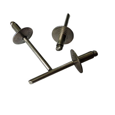 Großer Rand Rundkopf Offener Typ Stahlblind Nieten Hitzebeständig und leicht zu entfernen