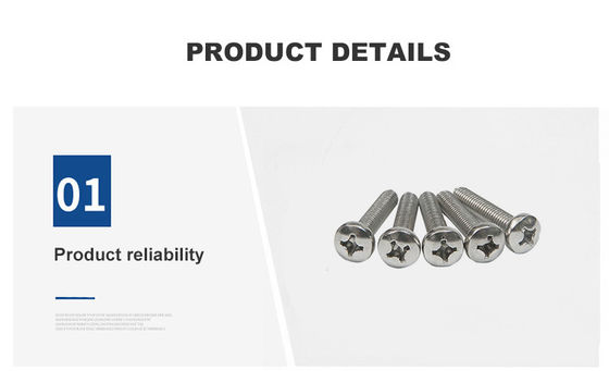 Metrisches Messsystem DIN JIS ISO Edelstahl Phillips Pan Head Schraube