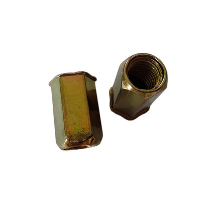 4.8 Zink-Gelb-Chromat-Beschichtung Vollhex-Nivet-Nuss für Anwendungen mit kleinen Köpfen