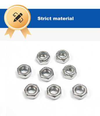 Veredelung Nylon-Sperrenmutter Hexagonalmutter Edelstahl DIN 982 100% überprüft
