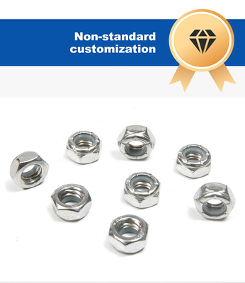 Veredelung Nylon-Sperrenmutter Hexagonalmutter Edelstahl DIN 982 100% überprüft