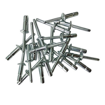 Hochfeste Verriegelung SSPI-Serie Blind Rivets Kohlenstoffstahl Rundkopf Helle Oberfläche