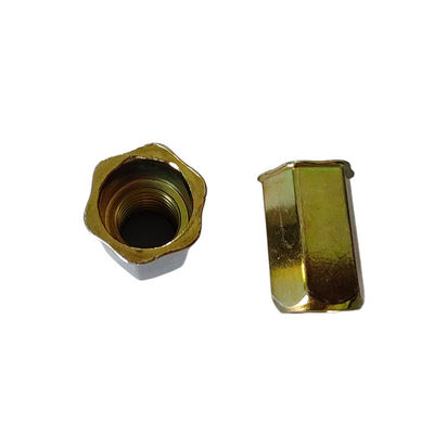Metrisches Messsystem Kleinkopf Vollhex-Offene Niete mit gelbem Zinkplatten