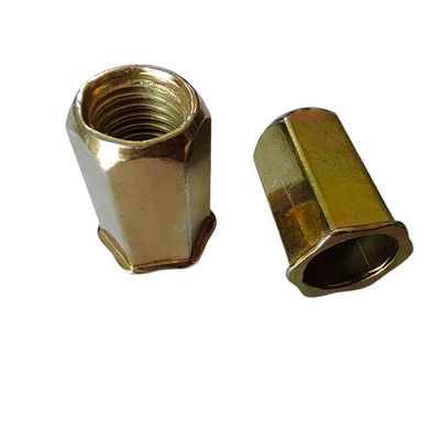 Metrisches Messsystem Kleinkopf Vollhex-Offene Niete mit gelbem Zinkplatten