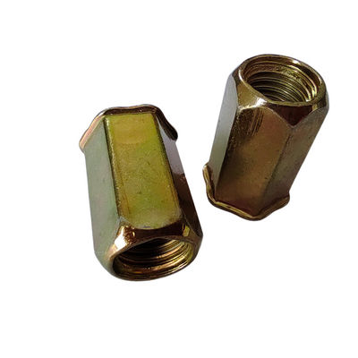 Metrisches Messsystem Kleinkopf Vollhex-Offene Niete mit gelbem Zinkplatten