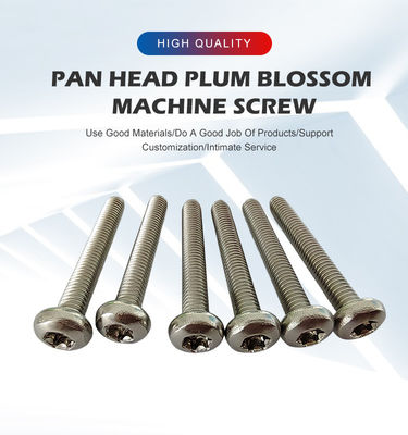 A-Level Festigkeitsstufe 304 Edelstahl Torx Pan Kopfbolzen Sicherheitsmaschinen Schrauben