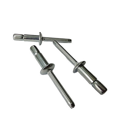 Erschwingliche Interlock SSPI-Serie Kohlenstoffstahl Blind Rivet 20mm Länge Helle Oberfläche