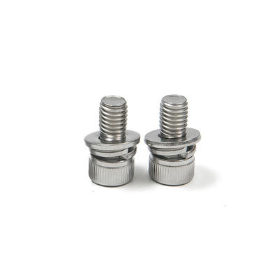 304 DIN912 Allen Schlüsselschraube und Nuss Flachfederwaschmaschine Kombination mit polierten Oberfläche