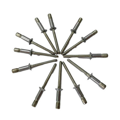 12 mm Schließverschluss Blind Rivets Interne Verriegelung Eisen Countersunk Kopf mit 4,8 mm/6,4 mm Größe
