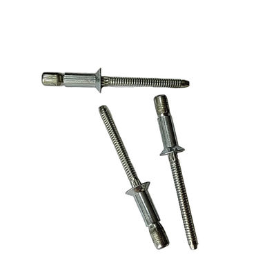 12 mm Schließverschluss Blind Rivets Interne Verriegelung Eisen Countersunk Kopf mit 4,8 mm/6,4 mm Größe