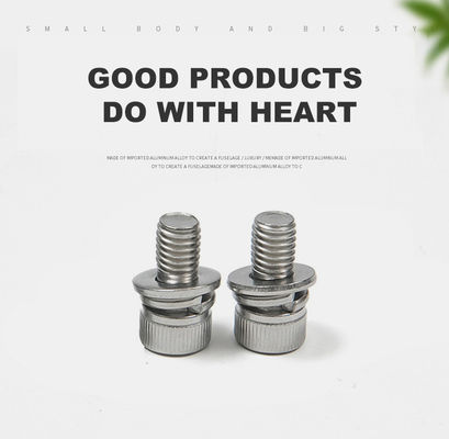 M6 aus Edelstahl DIN912 Standard Hexagon Socket Head Screw mit Feder und Waschmaschine