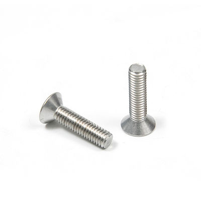 304 Edelstahl Flach dreieckige Zähne Countersink Countersunk Kopf Kreuzmaschine Schraube