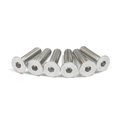 304 316L Edelstahl Flachkopf Allen Schrauben DIN7991 Countersunk Kopf Steckdose Kopfschraub