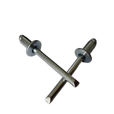 Direkt 3,2 mm bis 6,2 mm Eisen Offene Endblinde Nieten Hohe Festigkeit Korrosionsbeständig Direkt