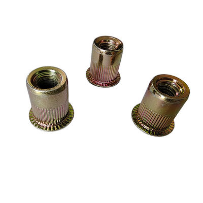 Zinkplattiert mit Silber, mit Gewinde aus Kohlenstoffstahl, mit offenem Nieten für industrielle Anwendungen