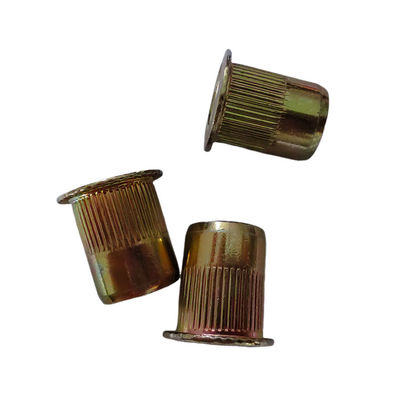 Zinkplattiert mit Silber, mit Gewinde aus Kohlenstoffstahl, mit offenem Nieten für industrielle Anwendungen