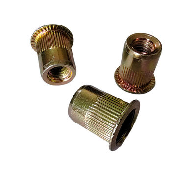 Zinkplattiert mit Silber, mit Gewinde aus Kohlenstoffstahl, mit offenem Nieten für industrielle Anwendungen