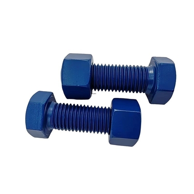 Anpassungs-Stud-Schraube Außenhexagonale Probe mit einfacher Beschichtung 10mm-1000mm Länge