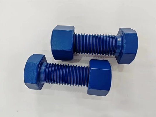 Anpassungs-Stud-Schraube Außenhexagonale Probe mit einfacher Beschichtung 10mm-1000mm Länge