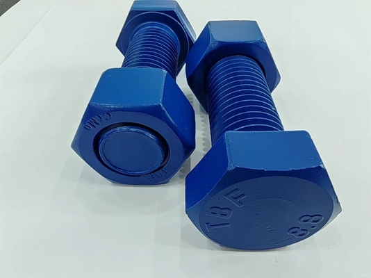 Anpassungs-Stud-Schraube Außenhexagonale Probe mit einfacher Beschichtung 10mm-1000mm Länge